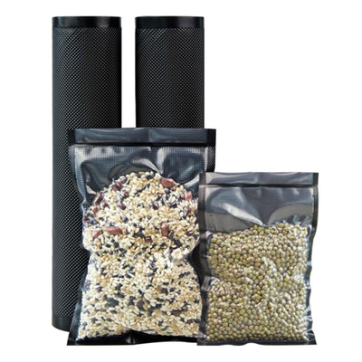 Чернота Rolls пакета вакуума качества еды Precut/ясное хранение Rolls уплотнения вакуума Ziplock