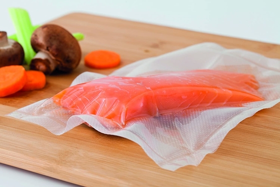 Многоразовая пластиковая выбитая жара Sous Vide Rolls - крен сумки хранения еды уплотнения