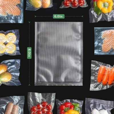 Вакуумные пакеты Tetured Freshness Термосвариваемые пакеты Sous Vide 6 &quot;X8&quot;