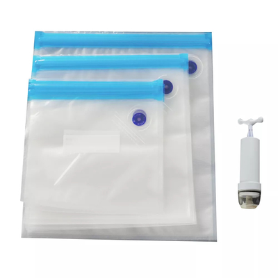PE PA Food Многоразовые пакеты Sous Vide CE Вакуумный упаковщик Zipper Bags BPA-Free
