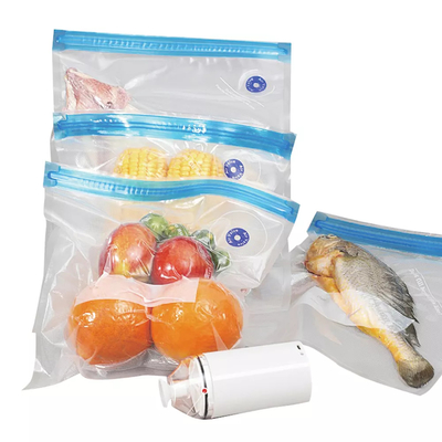 PE PA Food Многоразовые пакеты Sous Vide CE Вакуумный упаковщик Zipper Bags BPA-Free