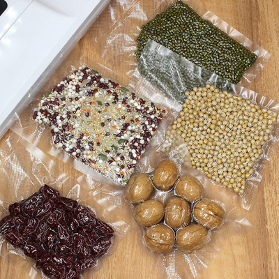 Подгонянный размер QS выбил сумки хранения вакуума еды Rolls BPA уплотнителя вакуума свободные