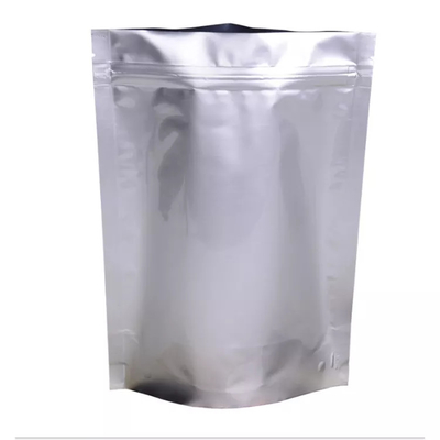 Серебряная алюминиевая фольга для пищевых продуктов Mylar Metallic Resealable Foil Lock Lock Pouchs