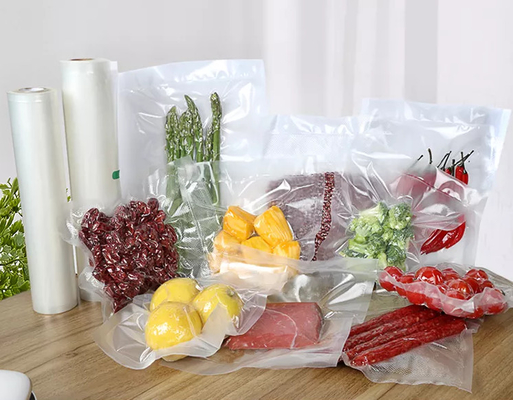 Сумки вакуумного герметика Sous Vide выбитые пластиком для сумок хранения вакуума нейлона вкладчика еды